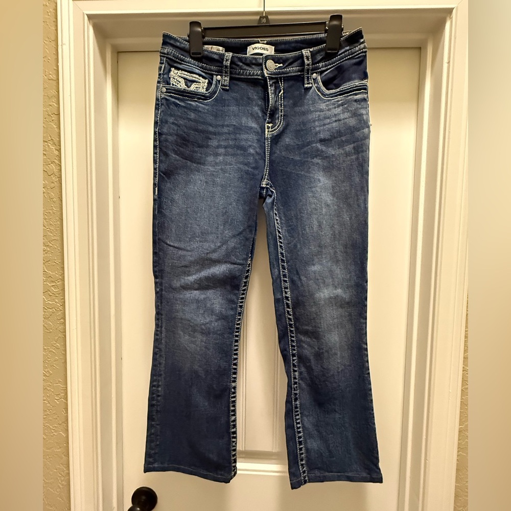 Vigoss Dark Blue Bootcut/Flare Jeans Size 10